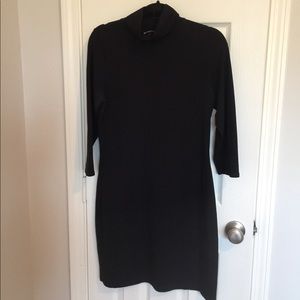 Express black turtleneck dress